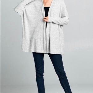 Back button detail cardigan